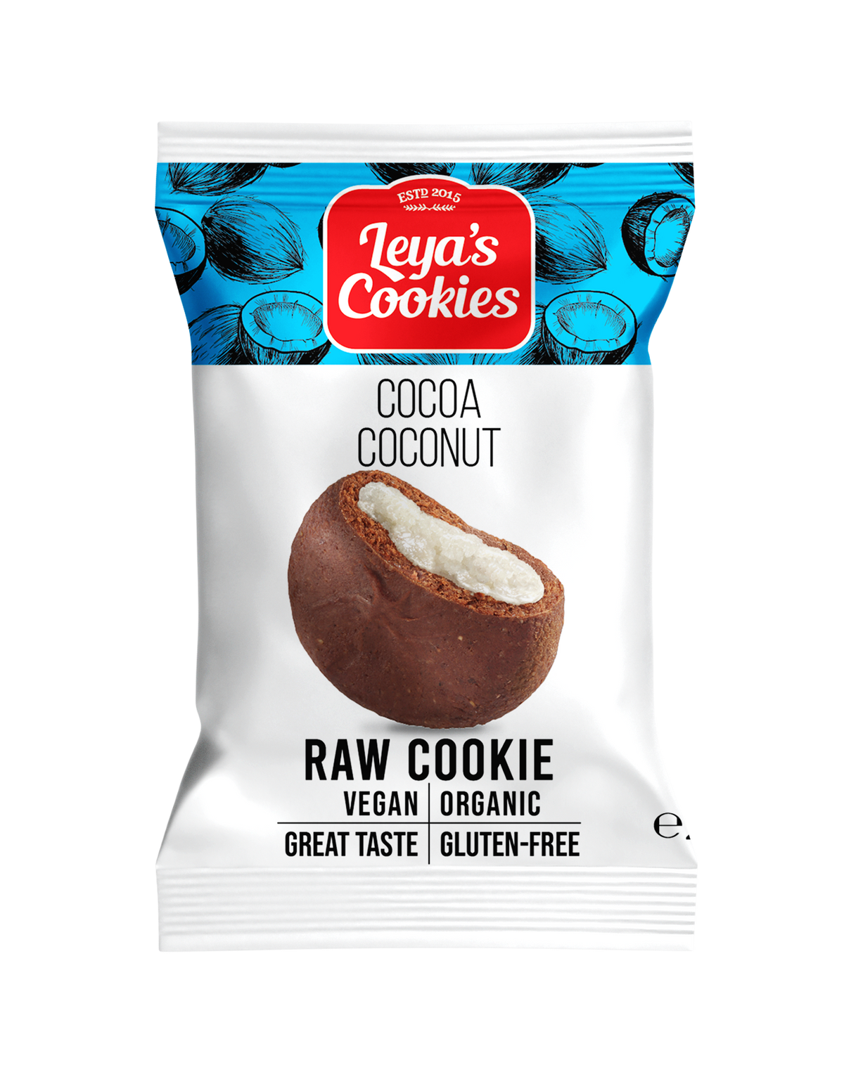 LEYA´S RAW COOKIES COCO Y CACAO