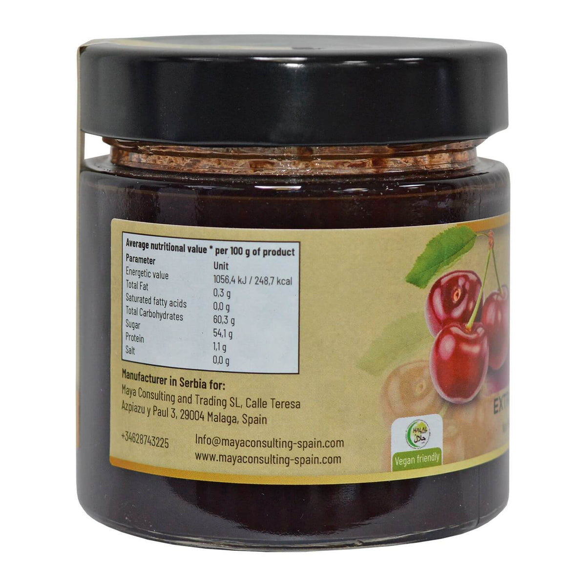 Mermelada de Cereza Extra-Orgánica