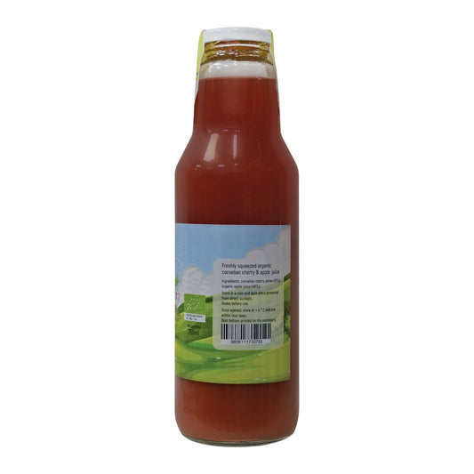 Zumo Orgánico de cereza corneliana y manzana