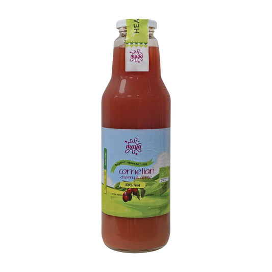 Zumo Orgánico de cereza corneliana y manzana