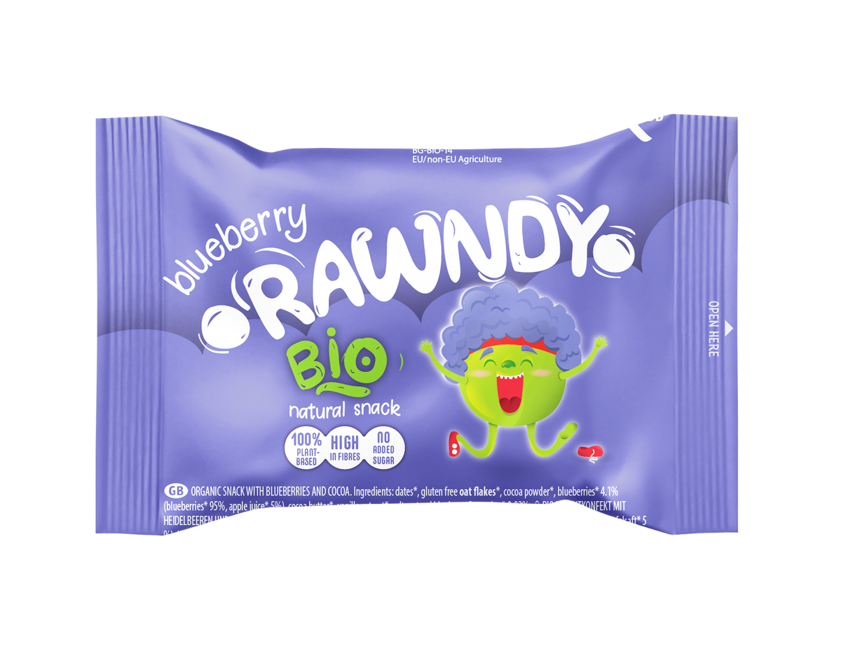 RAWNDY RAW COOKIES NIÑOS ARANDANOS Y CACAO